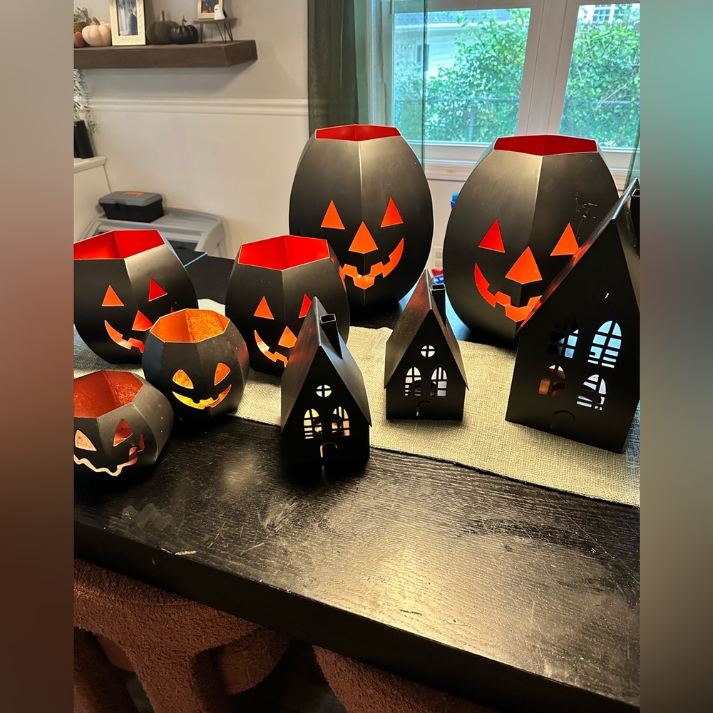 Crate and barrel metal pumpkins